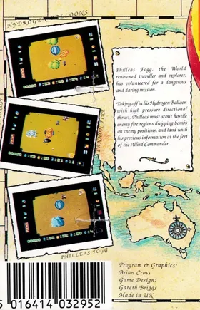 Phileas Fogg's Balloon Battles (UK) (1991) box cover back